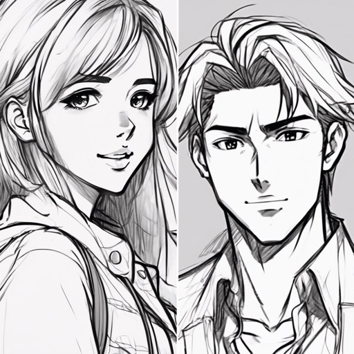 Anime Soulmate Sketch