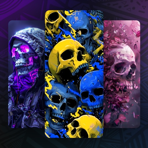 Skull Background 4K